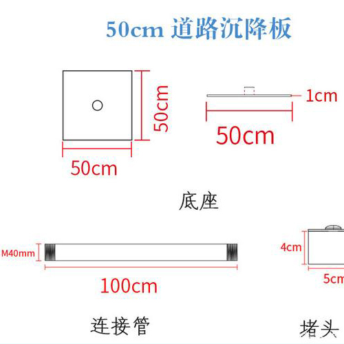 北海沉降板规格型号如何选择？